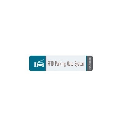 Zkteco uhft4 - tag adherible para vehículos tecnología uhf / blanco / folio impreso / rango de frecuencia 902 a 928 mhz / compat