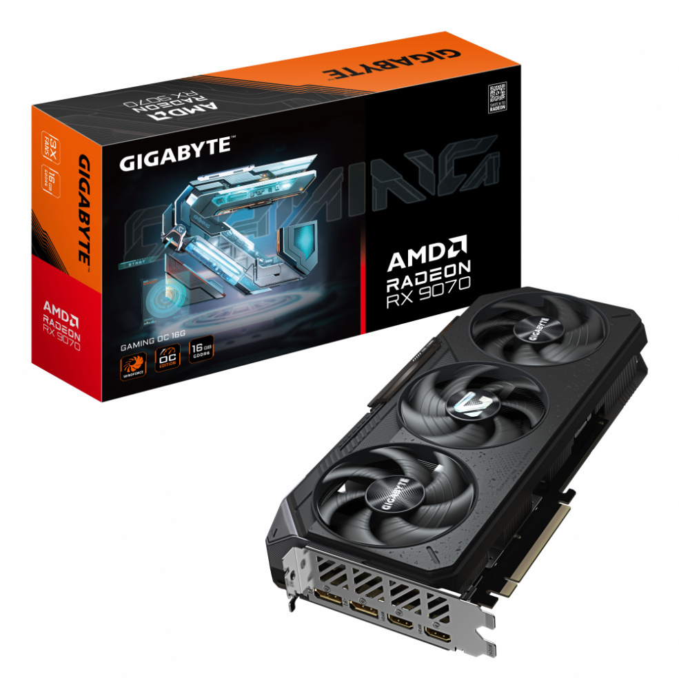 Tarjeta de Video Gigabyte AMD Radeon RX 9070 GAMING OC, 16GB 256-bit GDDR6, PCI Express 5.0