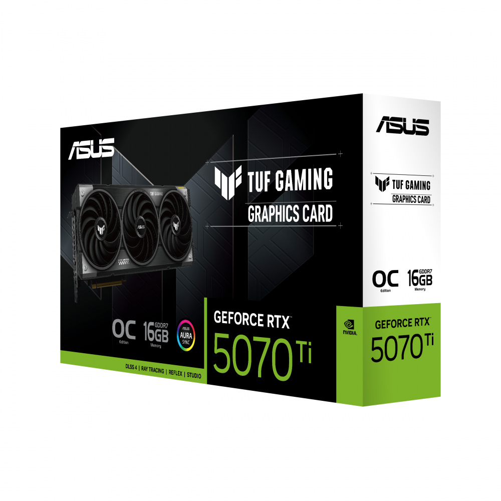 Tarjeta de Video ASUS NVIDIA TUF Gaming GeForce RTX 5070 Ti, 16GB 256-bit GDDR7, PCI Express 5.0