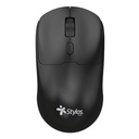 Mouse Optico Stylos STPMOI7B 1600 DPI Inalambrico Recargable 4 Botones 
