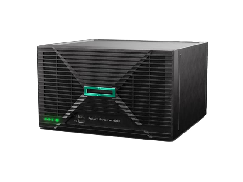 Servidor hpe proliant microserver gen11 e-2434 4c 16gb-u 4lff-nhp 2x1tb hdd 180w external ps la cmp mod svr
