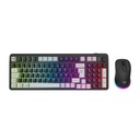Kit Gamer de Teclado y Mouse Balam Rush Squad Conquest Pro KG525 Inalámbrico RF Bluetooth Español