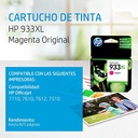 Cartucho hp 933xl magenta para 7110 7610 cn055al