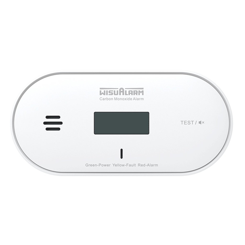 Detector de Monóxido de Carbono (CO) Dahua DHI-HY-GC30A Autónomo Mide Temperatura y Humedad