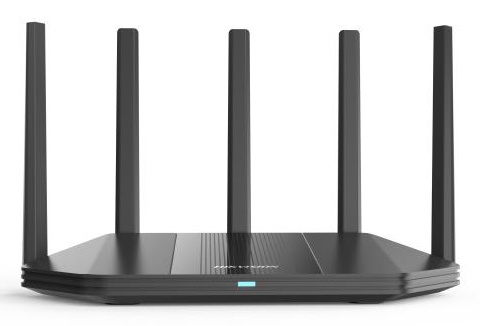 Router inalámbrico / wifi 6 / hasta 1800 mbps / doble banda ac (2.4 ghz y 5 ghz) / 4 puertos 1000 mbps /  4 antenas omnidireccional / interior / beamforming optimizado