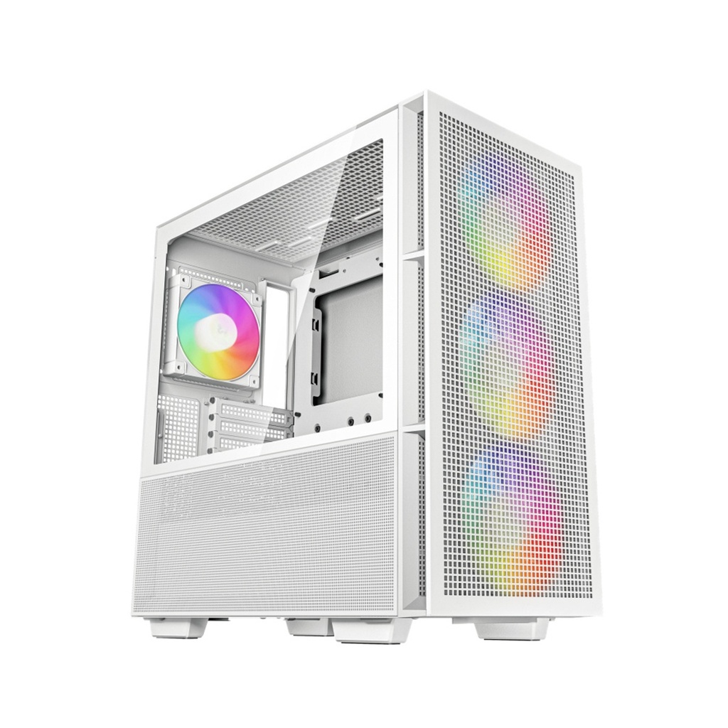 Gabinete DeepCool CH560 Midi-Tower ATX/EATX/Micro-ATX/Mini-ITX USB 3.0 Sin Fuente 4 Ventiladores Instalados