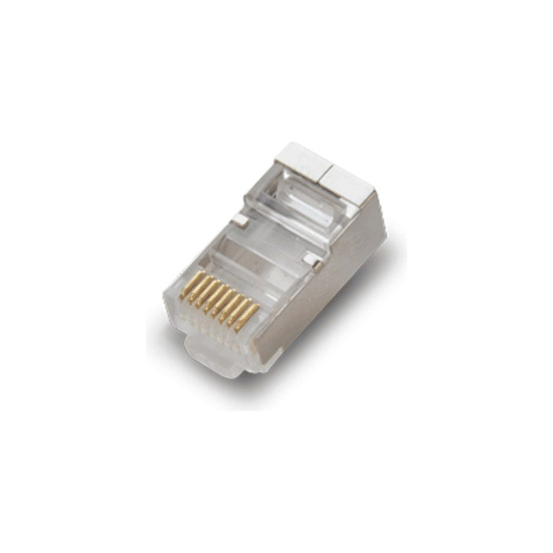 Saxxon s901b - conector plug rj45 para cable utp/ftp /cat 5e / blindado / paquete 100 piezas