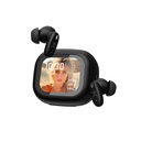 Audífonos inalámbricos perfect choice tws con inteligencia artificial  ia pantalla táctil color negro.