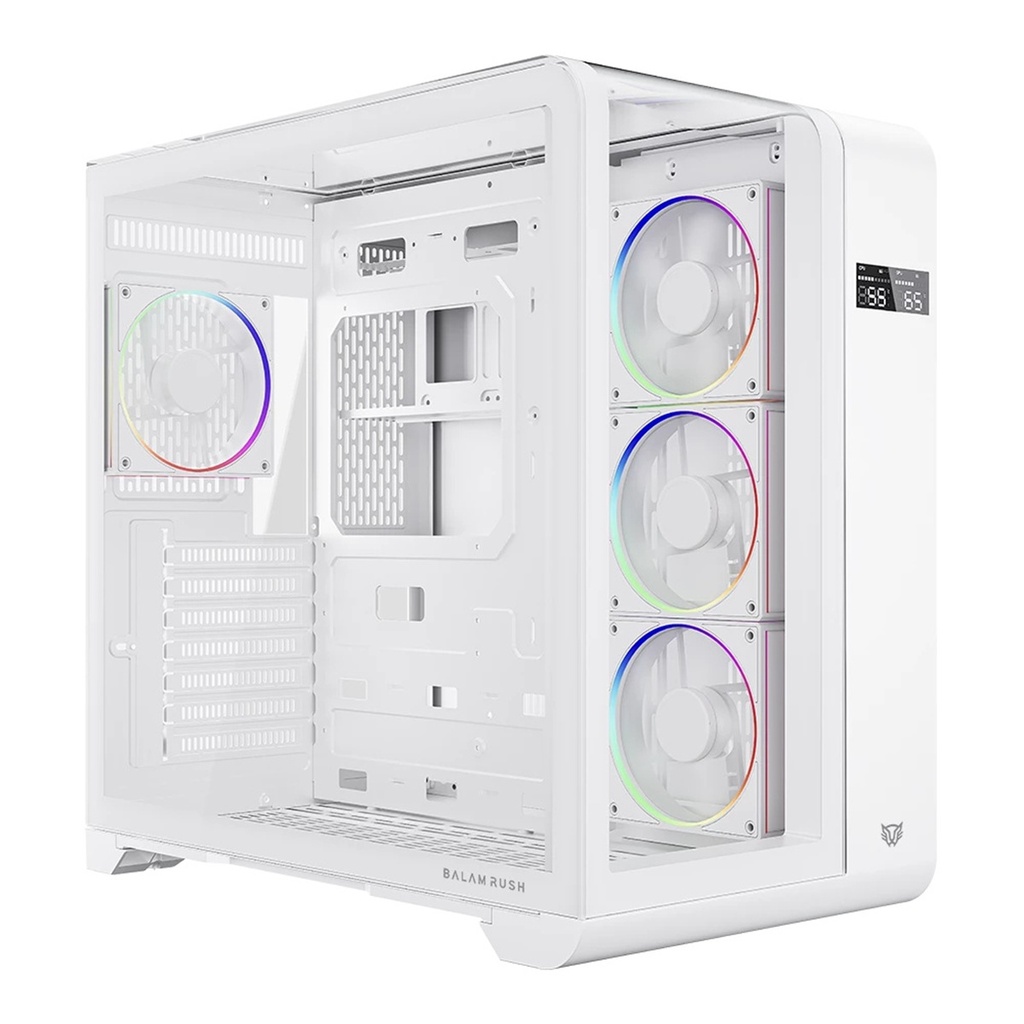 Gabinete Balam Rush Thank Expert Curve 7400 Midi-Tower ATX/Micro-ATX/Mini-ITX USB 2.0/3.0 Sin Fuente 4 Ventiladores Instalados