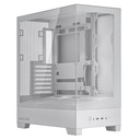 Gabinete Asus A31 TG White Midi Tower ATX Micro ATX Mini ITX BTF Compatible Sin Fuente 