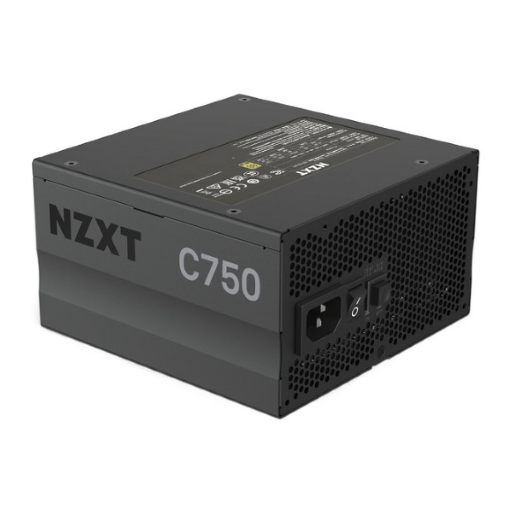 Fuente de Poder Modular NZXT PA-7G2BB-BP C750 750W Granel 80 PLUS Gold.