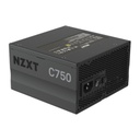 Fuente de Poder Modular NZXT PA-7G2BB-BP C750 750W Granel 80 PLUS Gold.