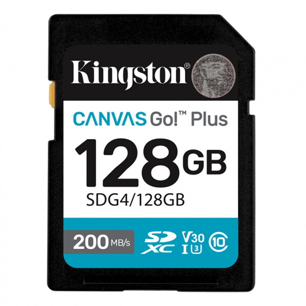 Memoria Flash Kingston Canvas Go! 128GB SDXC UHS-I Clase 10
