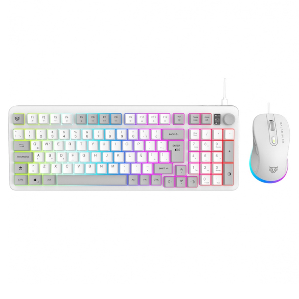 Kit Gamer de Teclado y Mouse Balam Rush Squad Conquest KG515 Alámbrico USB Español