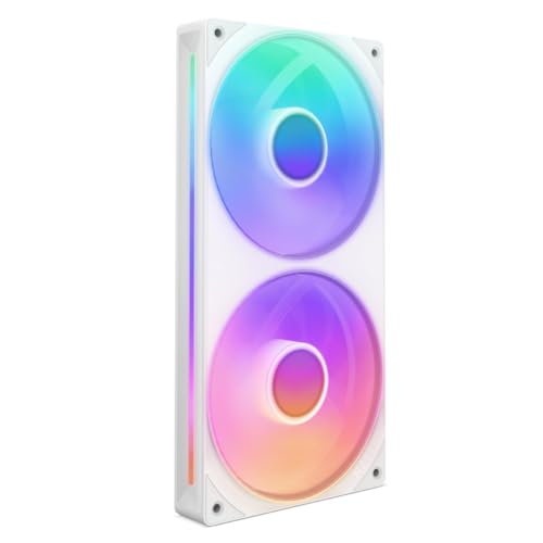 Ventilador p/gabinete nzxt rf-u24hf-w1 f240 rgb core 240mm rgb fan blanco