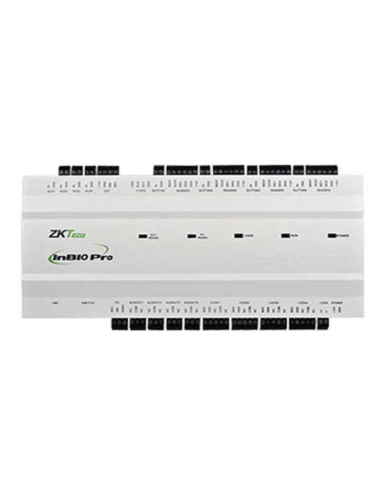 Zkteco inbio460pro - panel de control de acceso avanzado / 4 puertas / 20 mil huellas / push / 36 meses de garantía / green labe