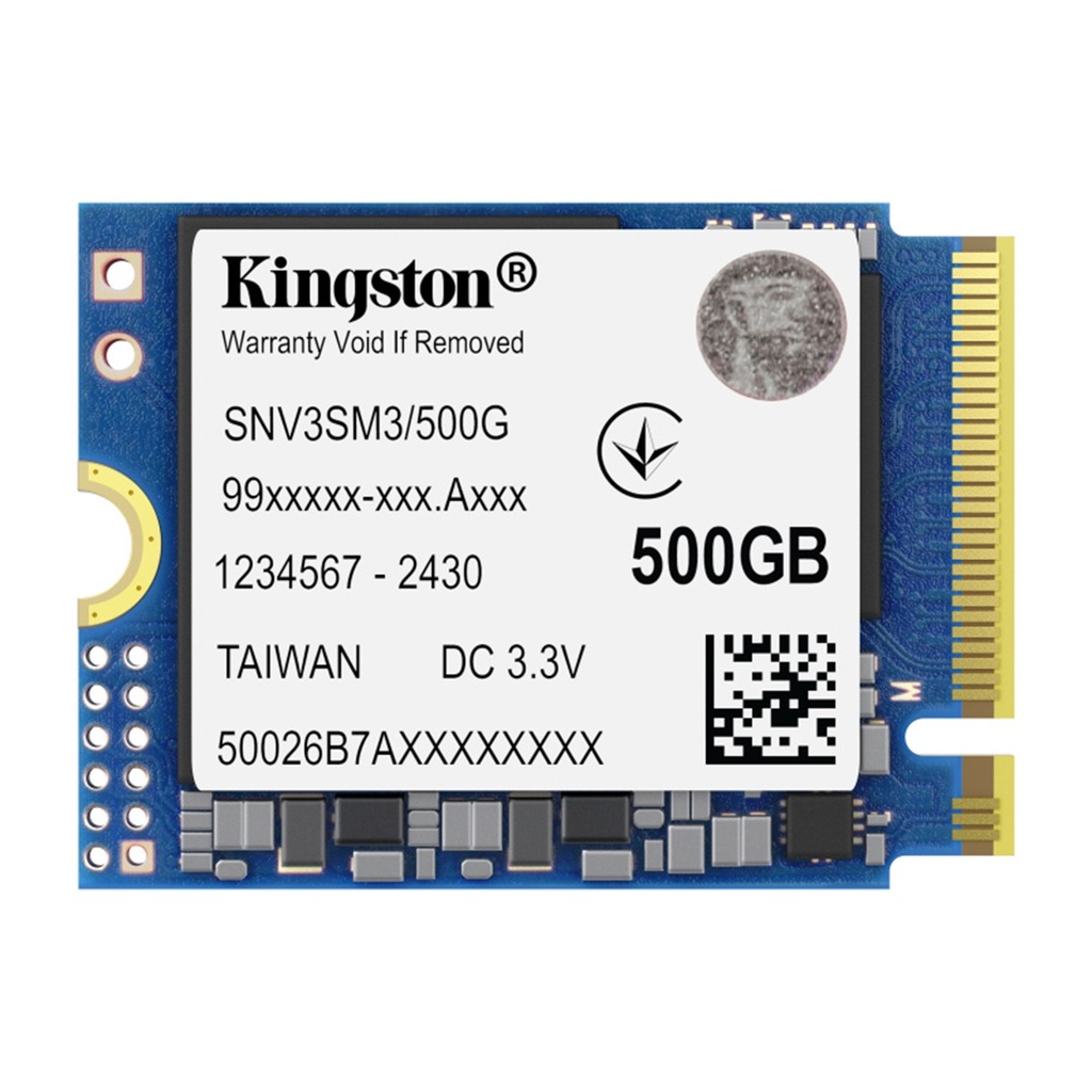 Unidad SSD Kingston SNV3SM3/500G NVMe 500GB M.2 3000 MB/s Escritura 5000 MB/s Lectura PCI Express 4.0