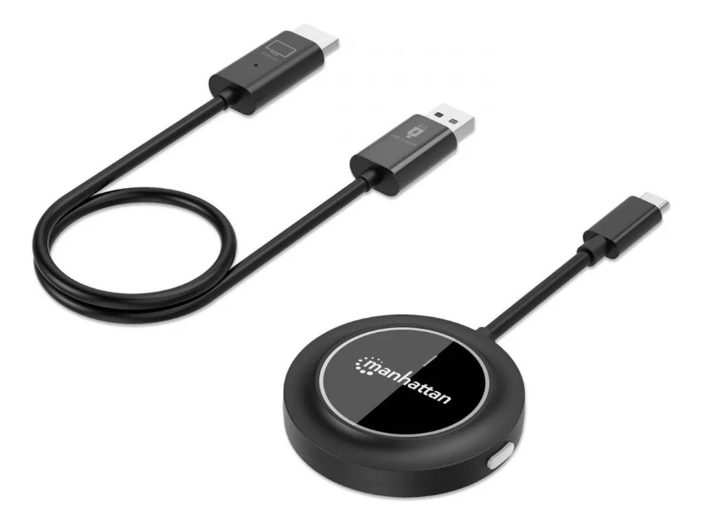 Kit de presentación de pantalla hdmi inalámbrica 1080p 208420 manhattan. -
