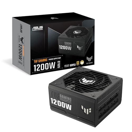 Fuente de Poder Asus TUF Gaming 1200W 80 Plus Gold Modular para PC