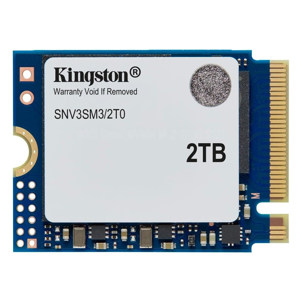 Unidad SSD Kingston SNV3SM3/2T0 NVMe 2 TB M.2 5000 MB/s Escritura 6000 MB/s Lectura PCI Express 4.0