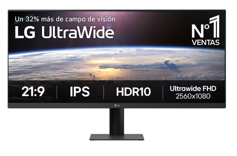 Monitor LG 29U511A-B LED 29", 2560x1080 Ultra Wide Full HD, 100Hz, HDMI/DisplayPort, Negro