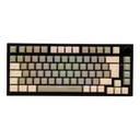 Teclado Mecánico Gamer Naceb Silver Fang LED RGB 75% Switch Brown Inalámbrico Español