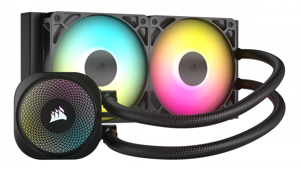 Corsair NAUTILUS 240 RS Enfriamiento Líquido para CPU, 2x 120mm, hasta 2100RPM, Negro