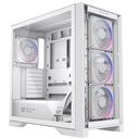 Gabinete Balam Rush Carbono Polar Twin Mate 9900 Midi-Tower ATX/Micro-ATX/ITX USB 2.0/3.0 Sin Fuente 2 Ventiladores Instalados