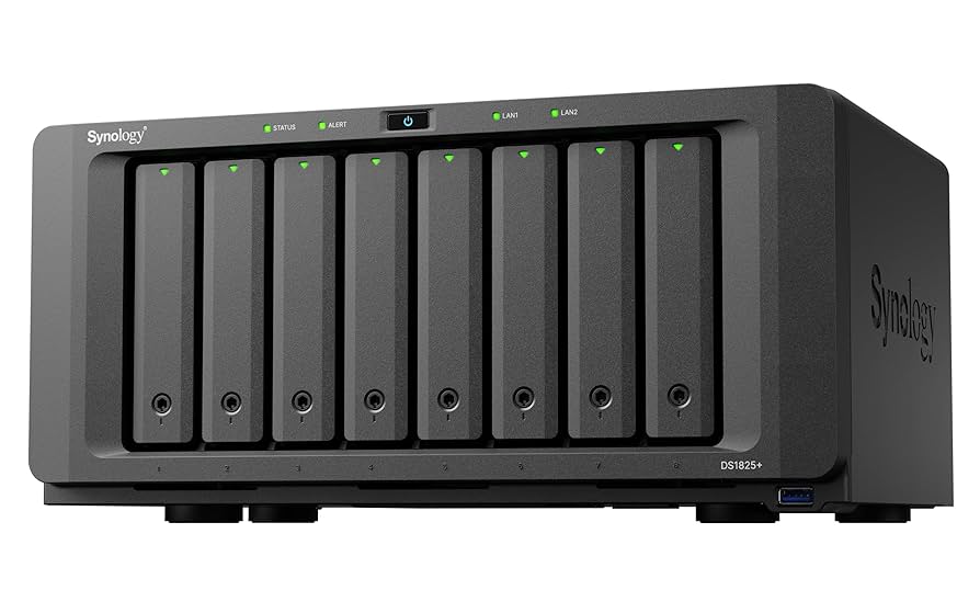 Nas Synology Diskstation Ds1825+ V1500b, 2.2 Ghz, 0 Tb, Bahías 18