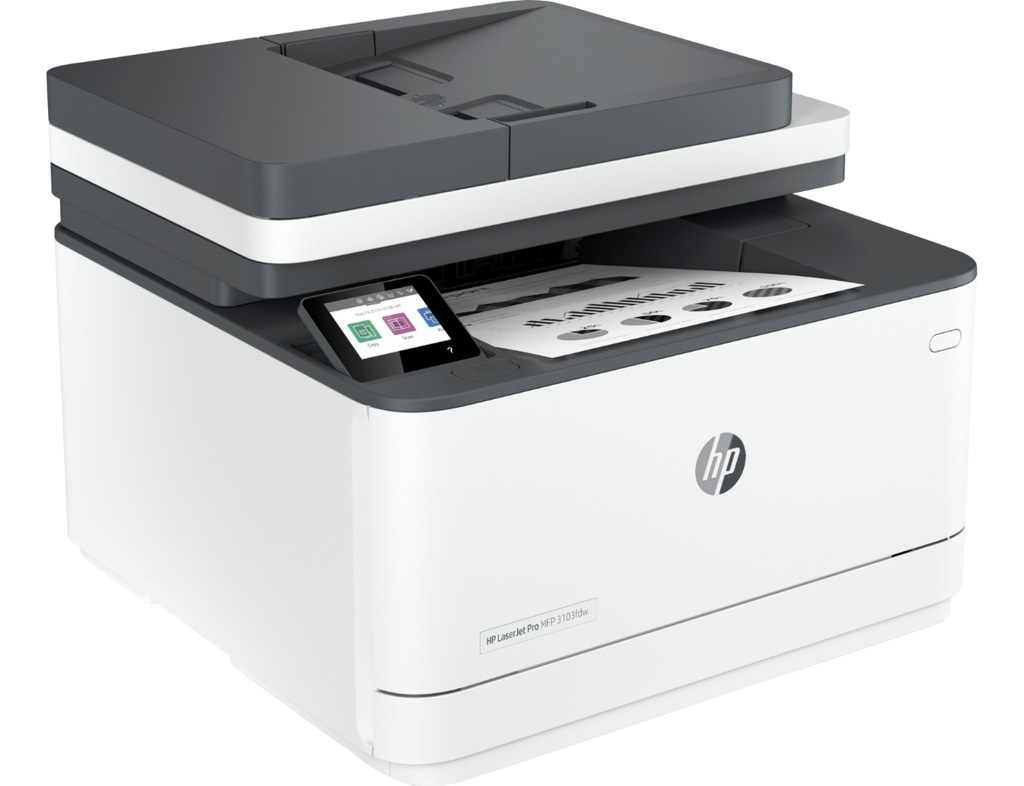 Multifuncional hp (vol) laserjet pro m3103fdw monocromático láser 35ppm dúplex