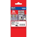 Cinta brother tzes251 laminada súper adhesiva texto negro fondo blanco 24mmx8m