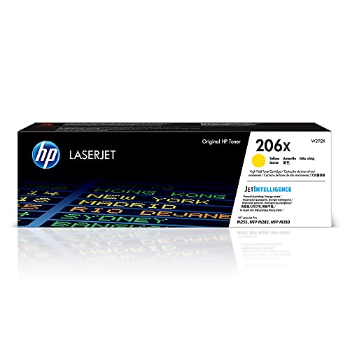 Toner hp 206x laserjet amarillo para pro m255 w2112x
