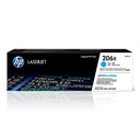 Toner hp 206x laserjet cyan para pro m255 w2111x