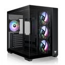 Gabinete Thermaltake View 380 TG ARGB Midi-Tower ATX/Micro-ATX/Mini-ITX USB 3.0 Sin Fuente 4 Ventiladores Instalados