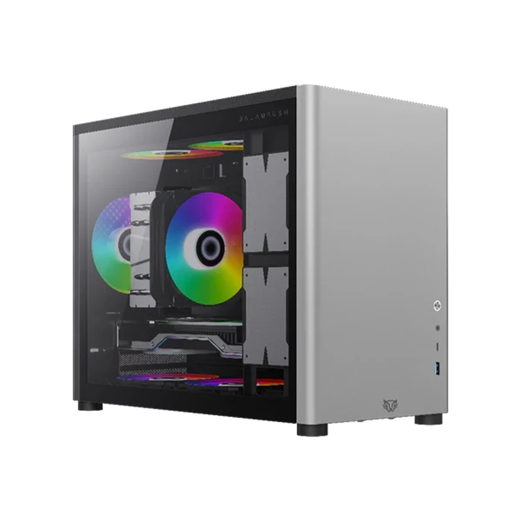 Gabinete Balam Rush Eris Special GI985 Micro-Tower Micro-ATX/Mini-ITX USB 3.0 Sin Fuente Sin Ventiladores Instalados