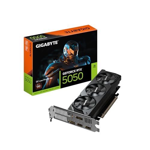 Tarjeta de video gigabyte gv-n5050oc-8gl rtx 5050 8gb gddr6 pcie 5.0 2*hdmi 2*dp 3fan