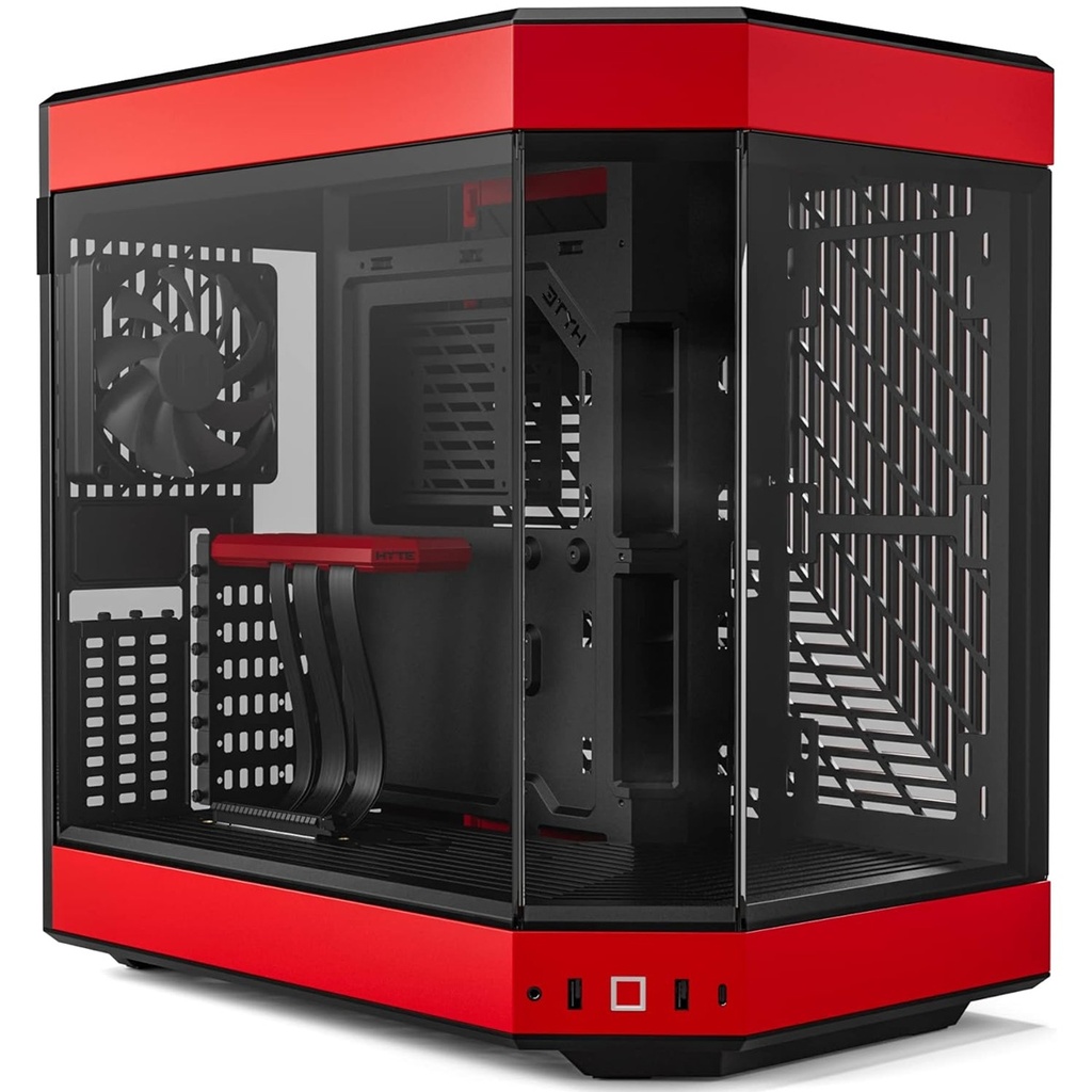 Gabinete HYTE Y60 Con Ventana Midi-Tower ATX/EATX/ITX/micro-ATX USB 3.0 Sin Fuente 3 Ventiladores Instalados