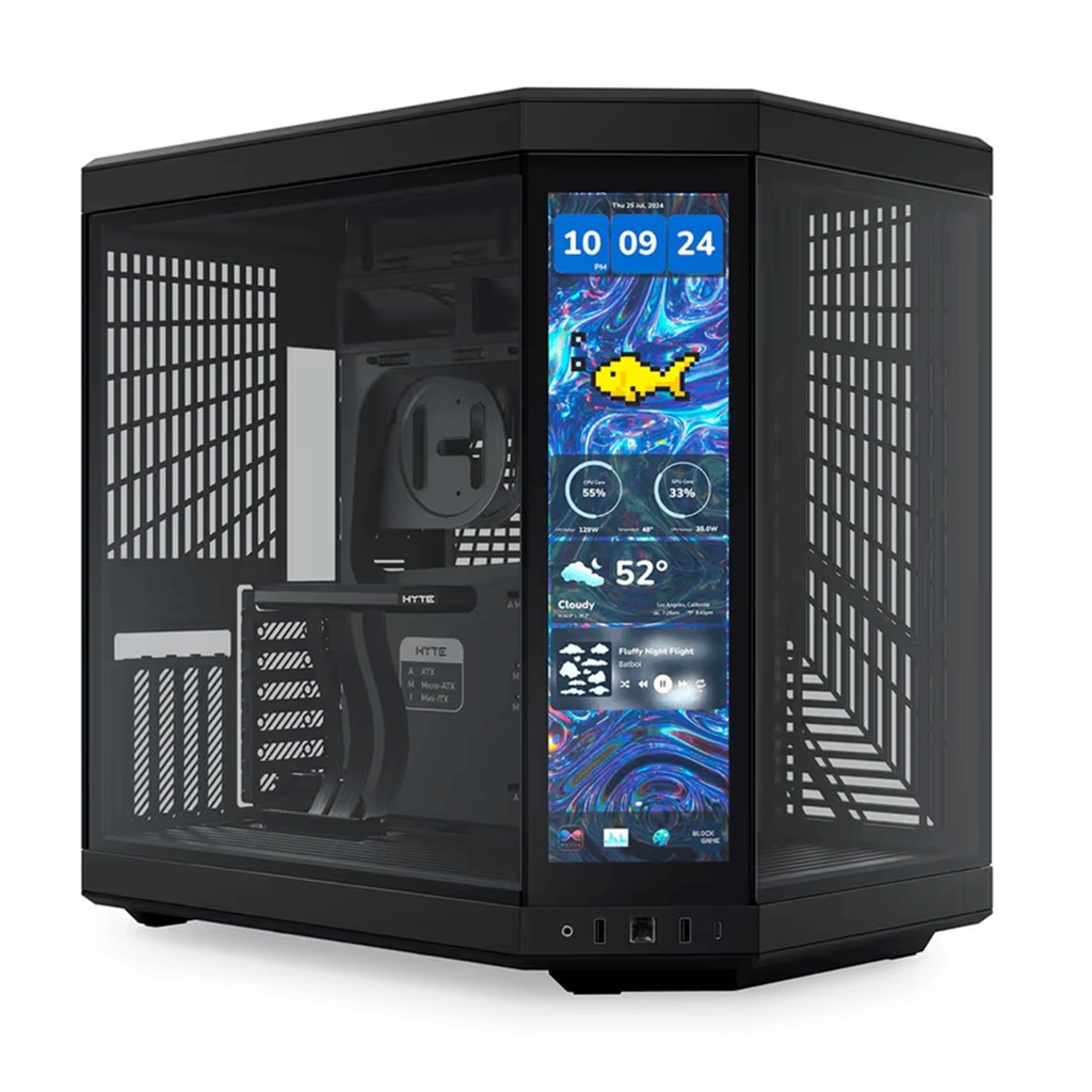 Gabinete Hyte HYTE Y70 Touch Infinite Midi-Tower ATX/EATX/Micro-ATX/Mini-ITX USB 3.0 Sin Fuente Sin Ventiladores Instalados