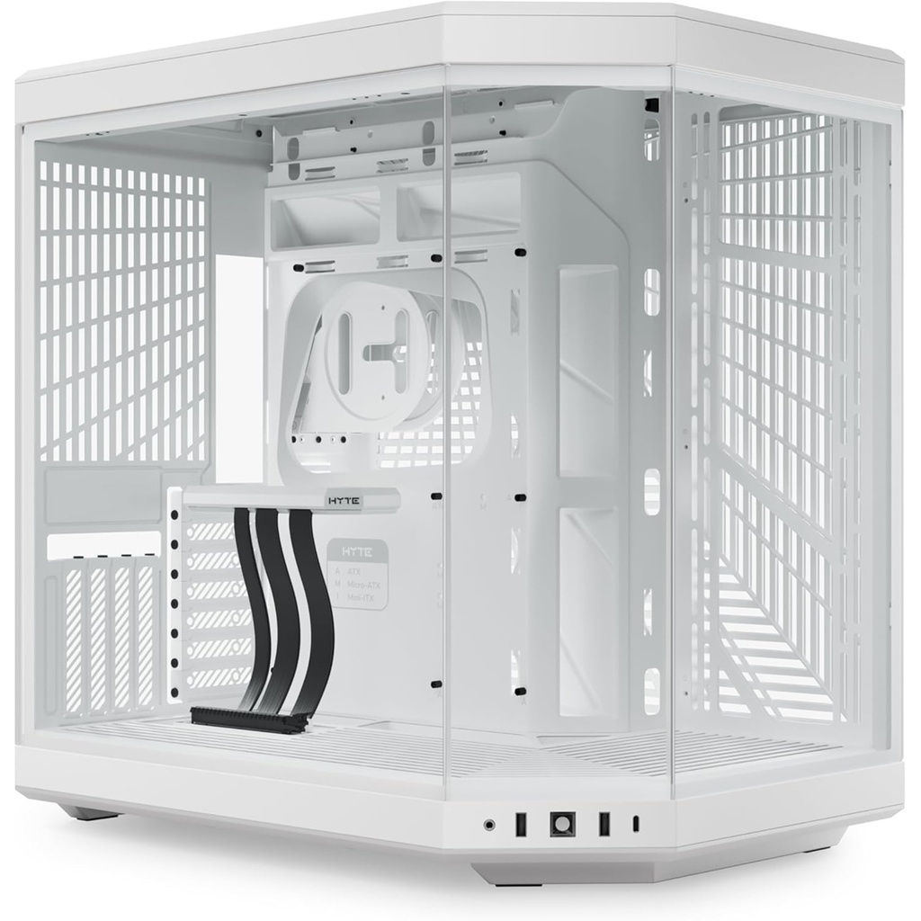 Gabinete Hyte Y70 Midi-Tower ATX/EATX/Micro-ATX/Mini-ITX USB 3.0 Sin Fuente Sin Ventiladores Instalados