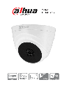 Cámara CCTV Domo IR Interiores Dahua T1A51-28 Alámbrico 2880x1620 Pixeles Día Y Noche