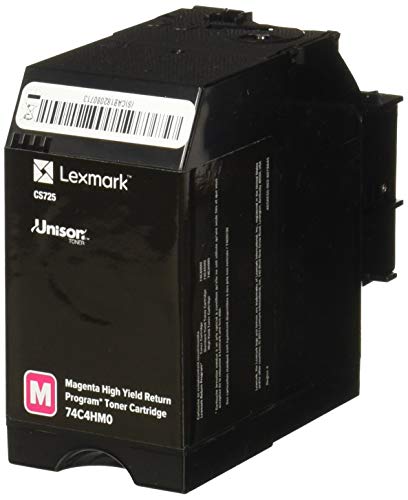 Tóner lexmark alto rendimiento programa retorno cs725de color magenta