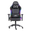 Silla gamer ocelot gaming rgb base ajustable de metal descansa brazos ajustables de 4 dimensiones