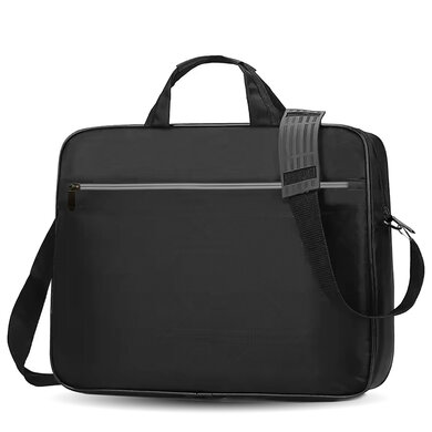 BRobotix Maletín de Poliéster LEGEND para Laptop 15.6", Negro