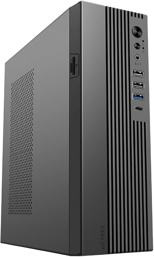 Gabinete Acteck AC-943086, Mini-Tower, Micro-ATX/Mini-ITX, USB 2.0/3.0, con Fuente de 400W, 1 Ventilador Instalado, Negro