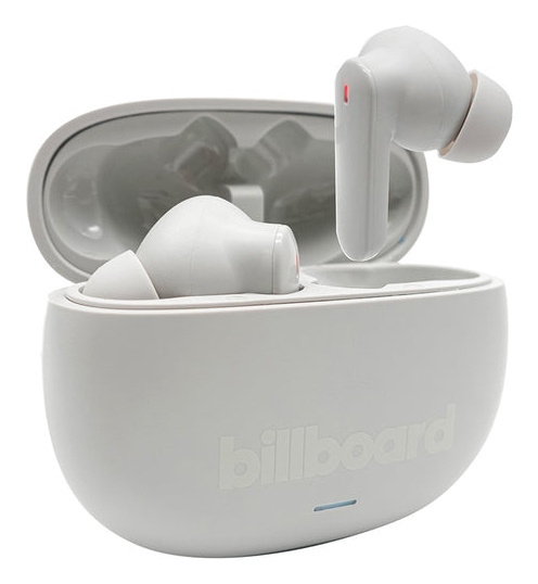 Billboard Audífonos Intrauriculares con Micrófono Soul Advance, Inalámbrico, Bluetooth, Cancelación de Ruido, Gris