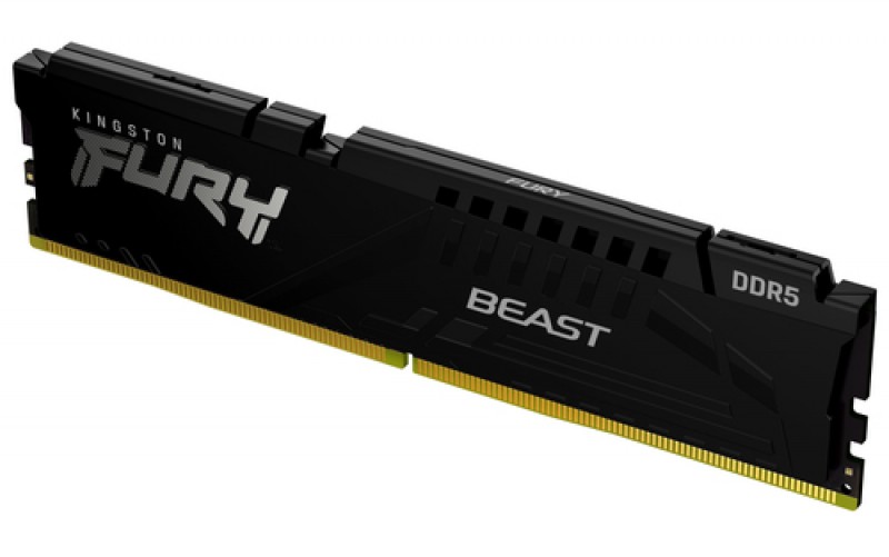 Memoria ram kingston fury beast black, 16gb, ddr5, 5600mhz, cl40, xmp