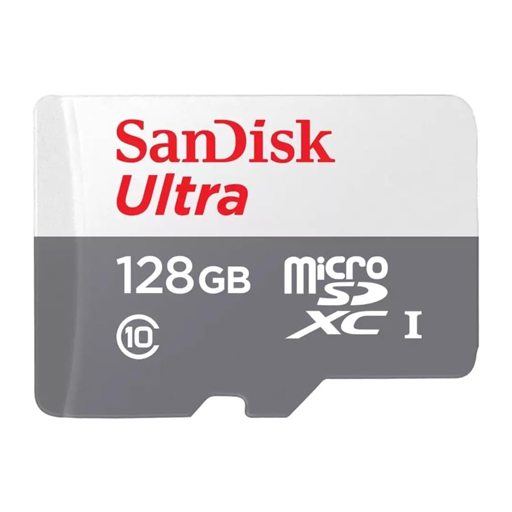 Memoria Flash SanDisk Ultra 128GB MicroSDXC UHS-I Clase 10 Con Adaptador