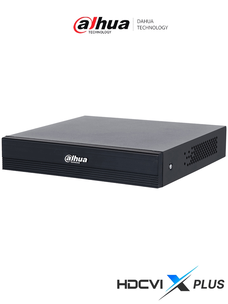 Dvr dahua dh-xvr1b04-i/t dvr de 4 canales 1080p lite wizsense / hdcvi x plus / 4 canales hdcvi + 1 canal ip / audio bidireccional en los 4 canales / detección de movimiento inteligente / conversión de hasta 5 canales ip / decodificación de video hasta 108