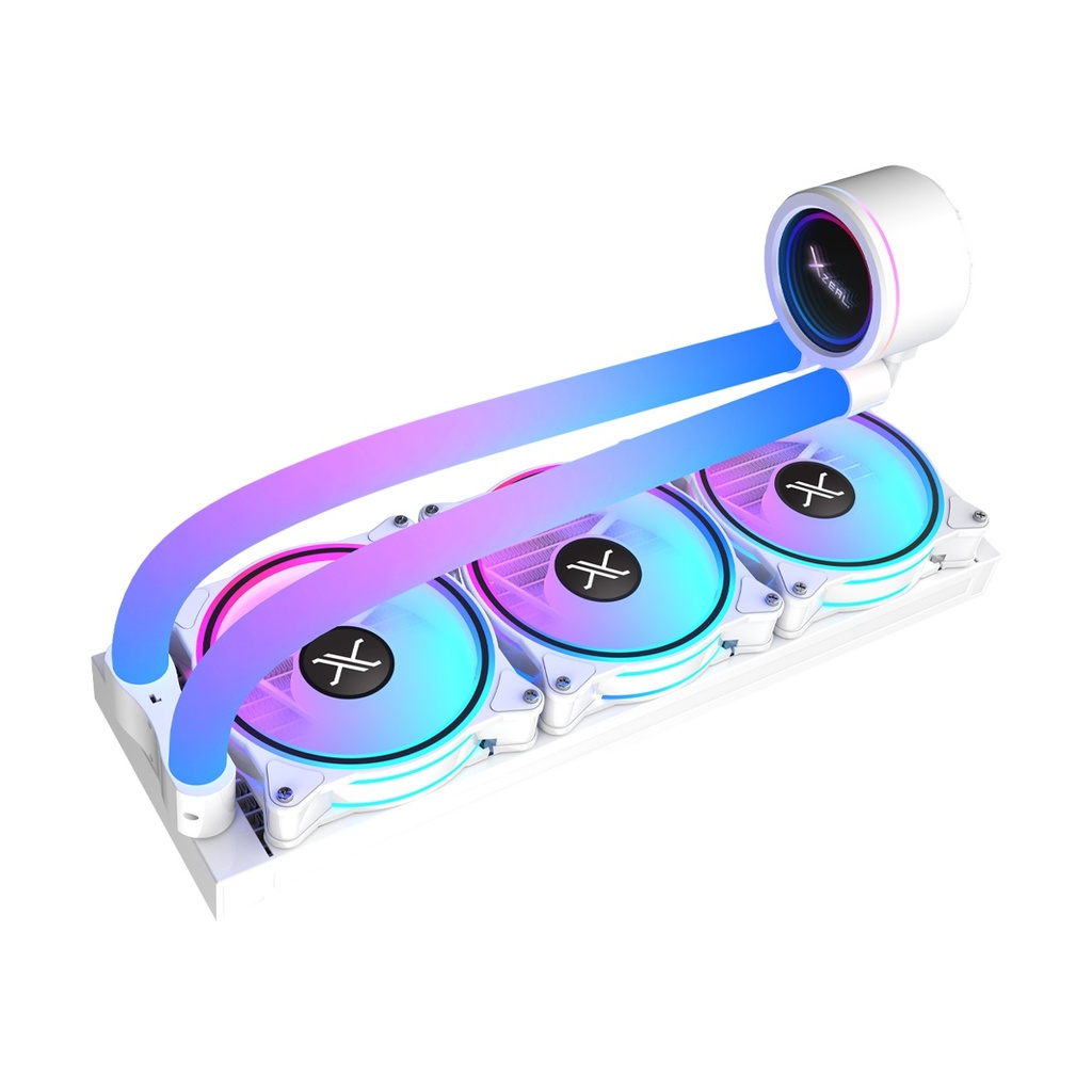 Enfriamiento Líquido Para CPU Xzeal XZCO414W 3x 120mm Hasta 1800RPM