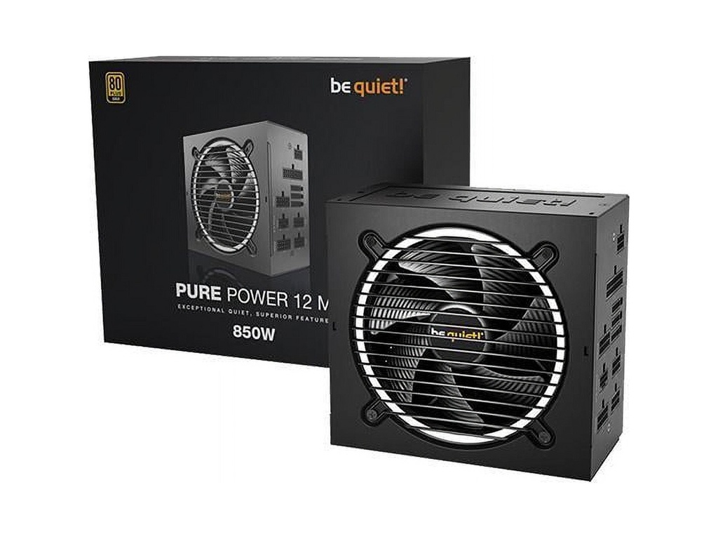 Fuente de Poder Be Quiet! Pure Power 13 M, 750W, ATX 3.1, 80 Plus Gold, Semimodular, Ventilador 120 mm